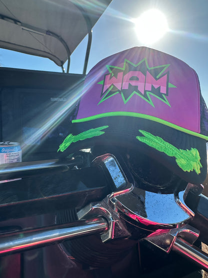 Purple WAM Hat + Purple Logo