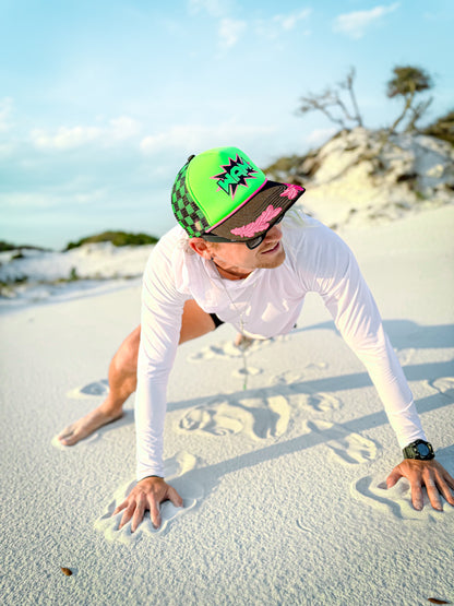 Green WAM Hat + Green Logo