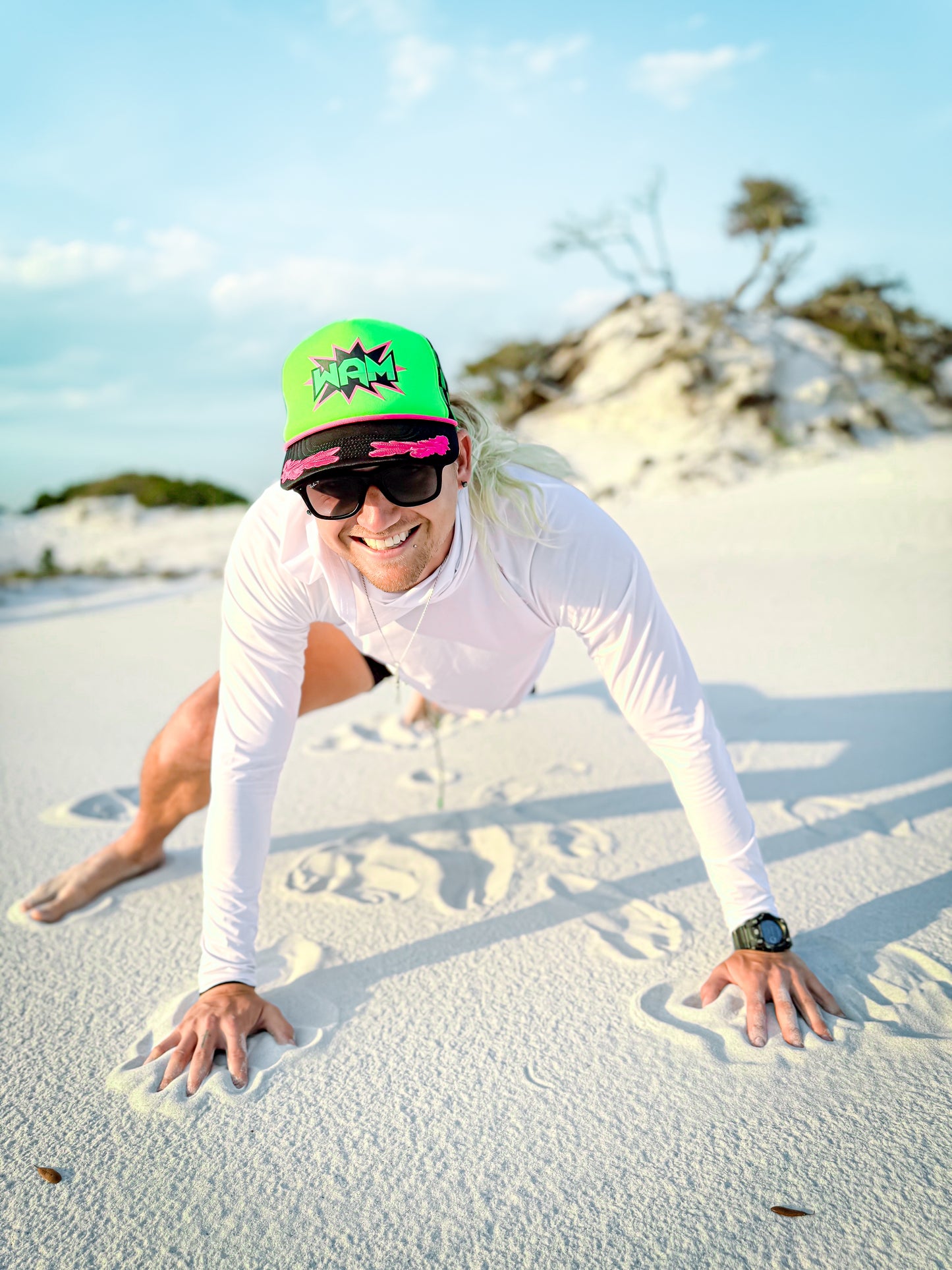 Green WAM Hat + Green Logo