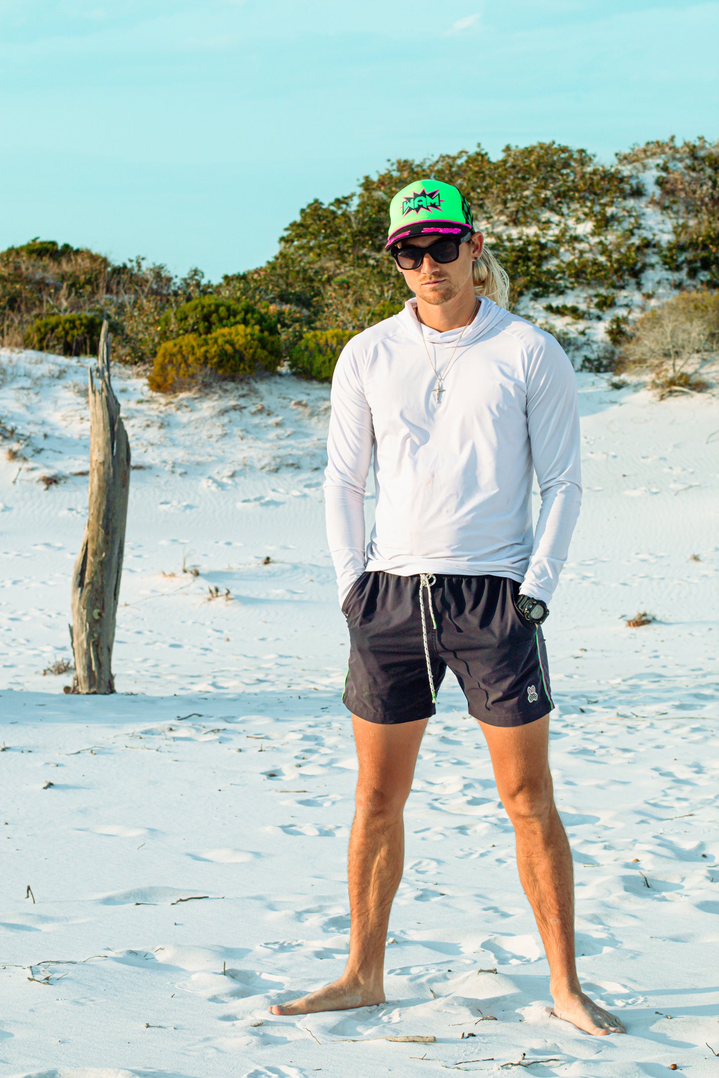 Green WAM Hat + Green Logo