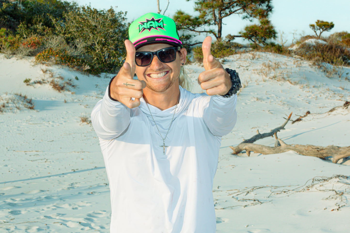 Green WAM Hat + Green Logo