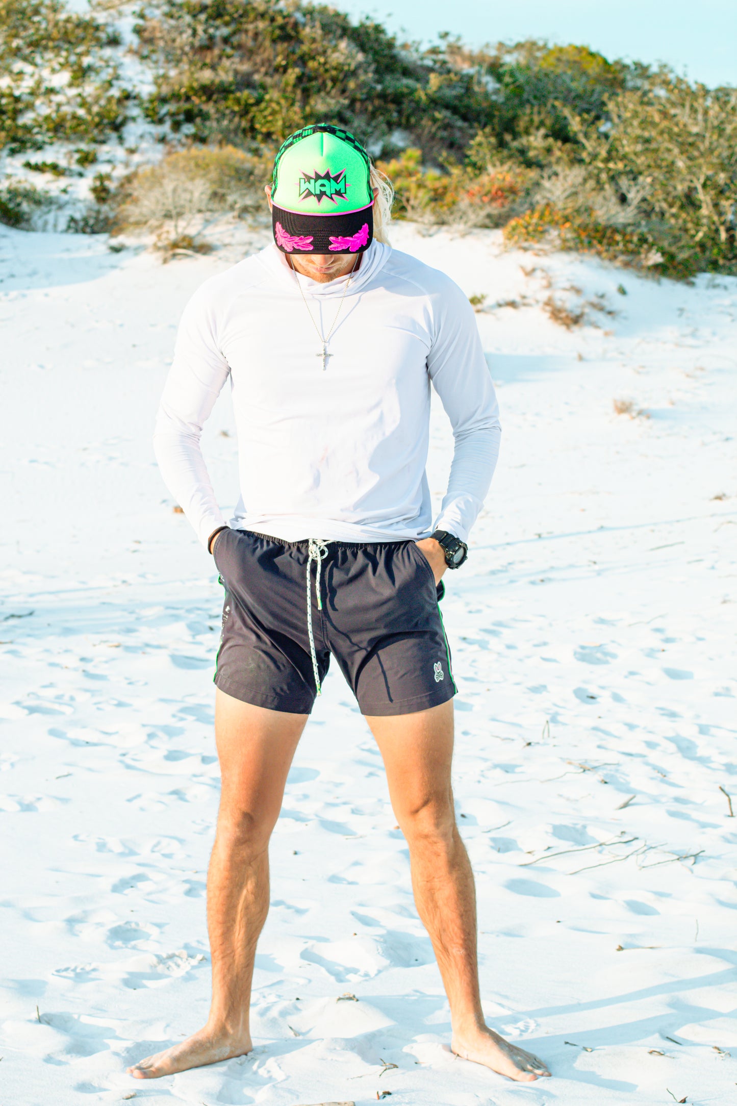 Green WAM Hat + Green Logo