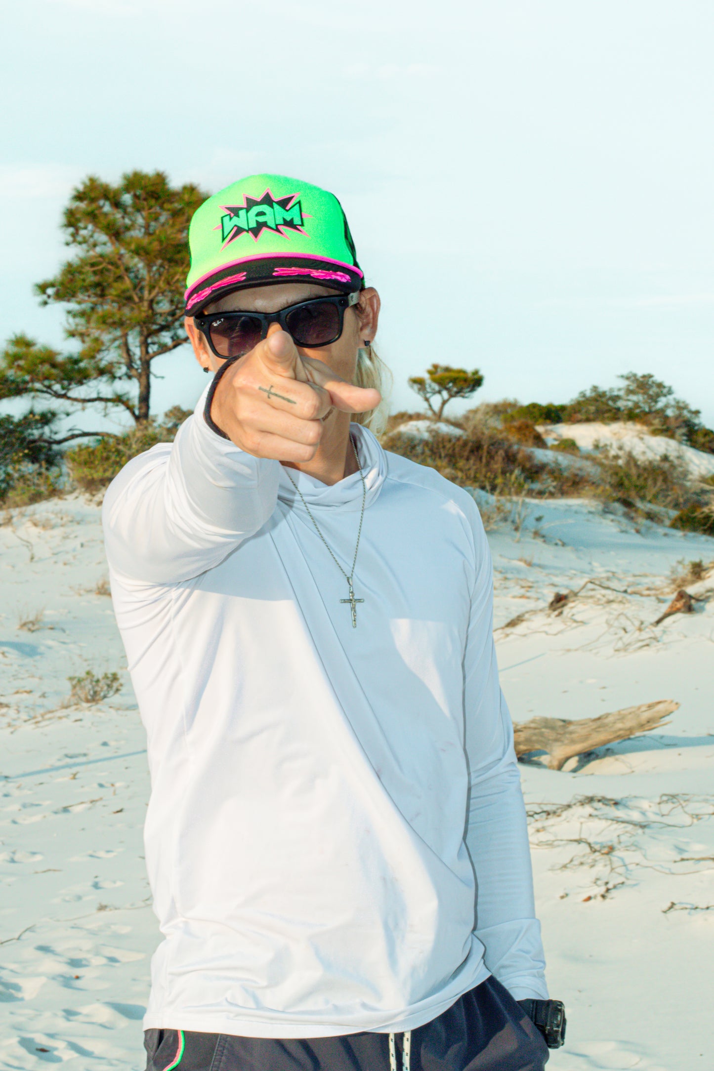 Green WAM Hat + Green Logo