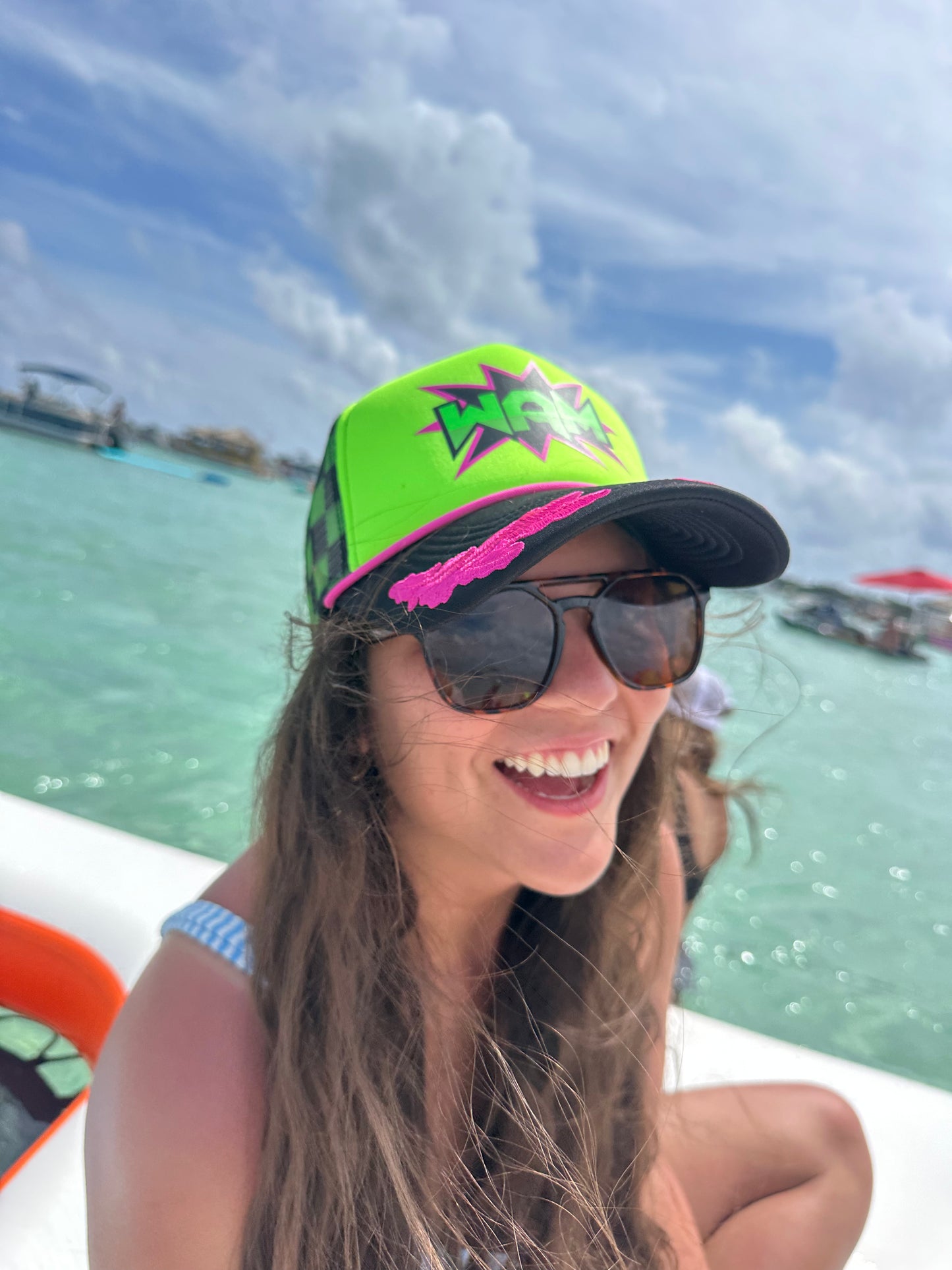 Green WAM Hat + Green Logo