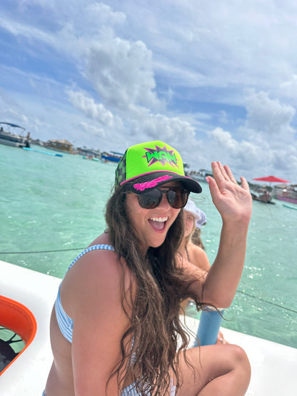 Green WAM Hat + Green Logo