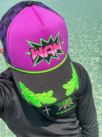 Purple WAM Hat + Purple Logo