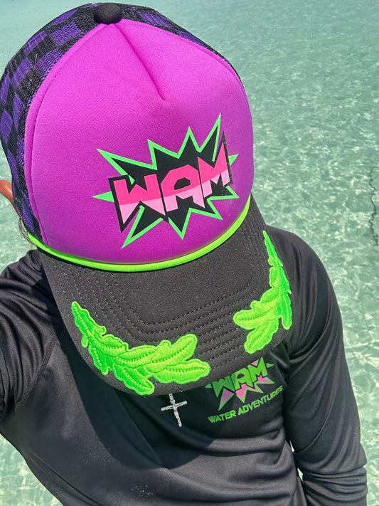 Purple WAM Hat + Purple Logo