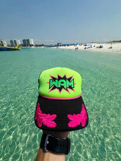 Green WAM Hat + Green Logo