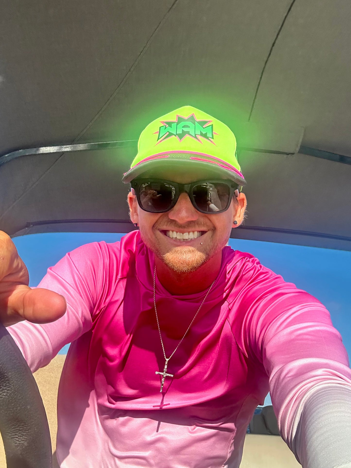 Green WAM Hat + Green Logo