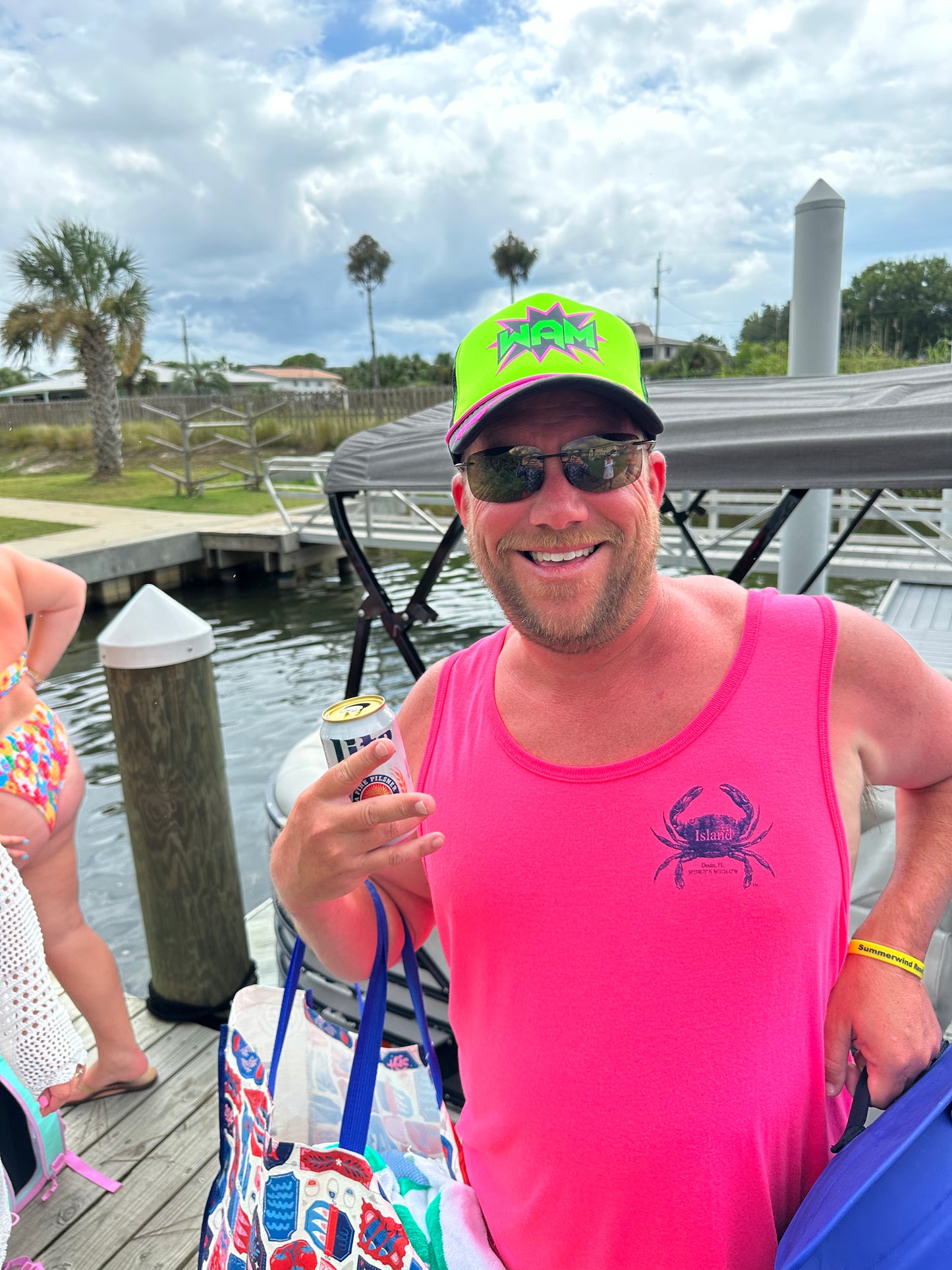 Green WAM Hat + Green Logo