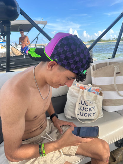 Purple WAM Hat + Purple Logo