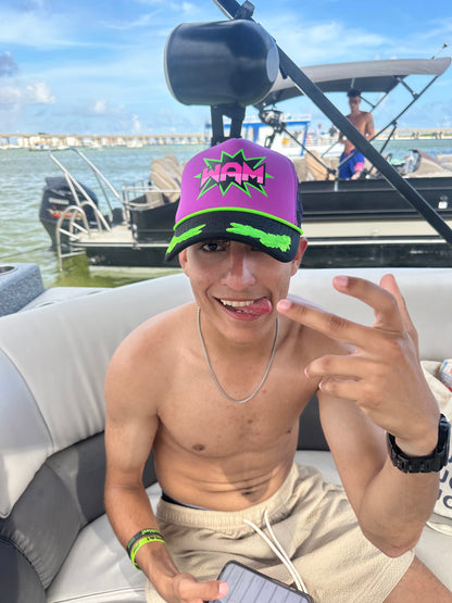 Purple WAM Hat + Purple Logo