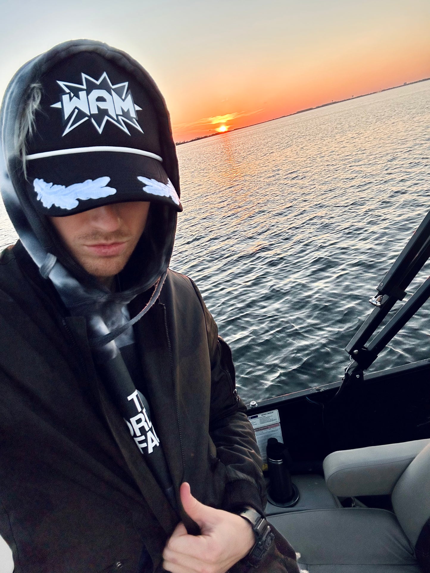 Black & White WAM Hat